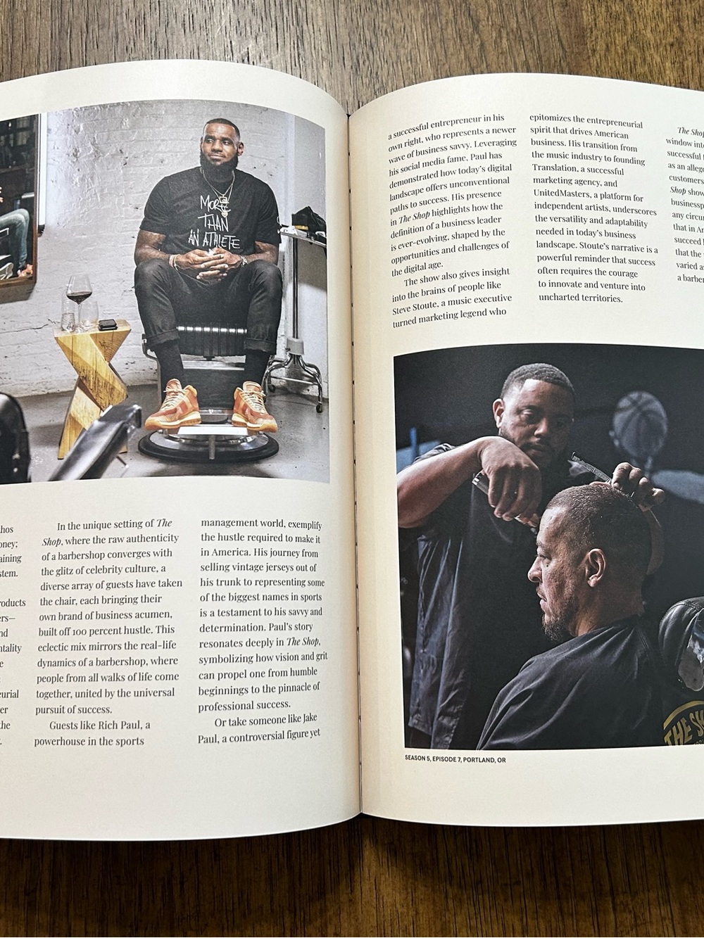 🆕 “THE SHOP” Hardcover Book - Foreword by LeBron James - Picture 2 of 4